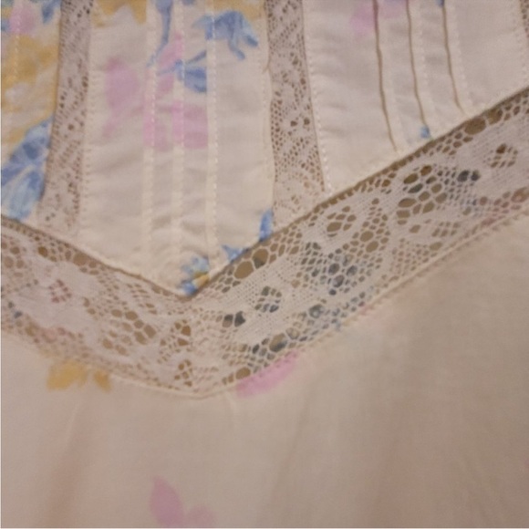 LoveShackFancy x Target Yellow Floral Lace Ruffle Sleeve Dress - Picture 4 of 8